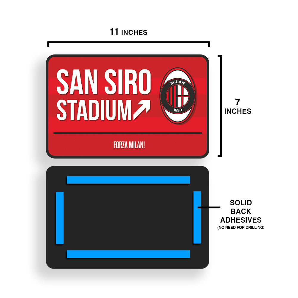 San Siro Door Sign