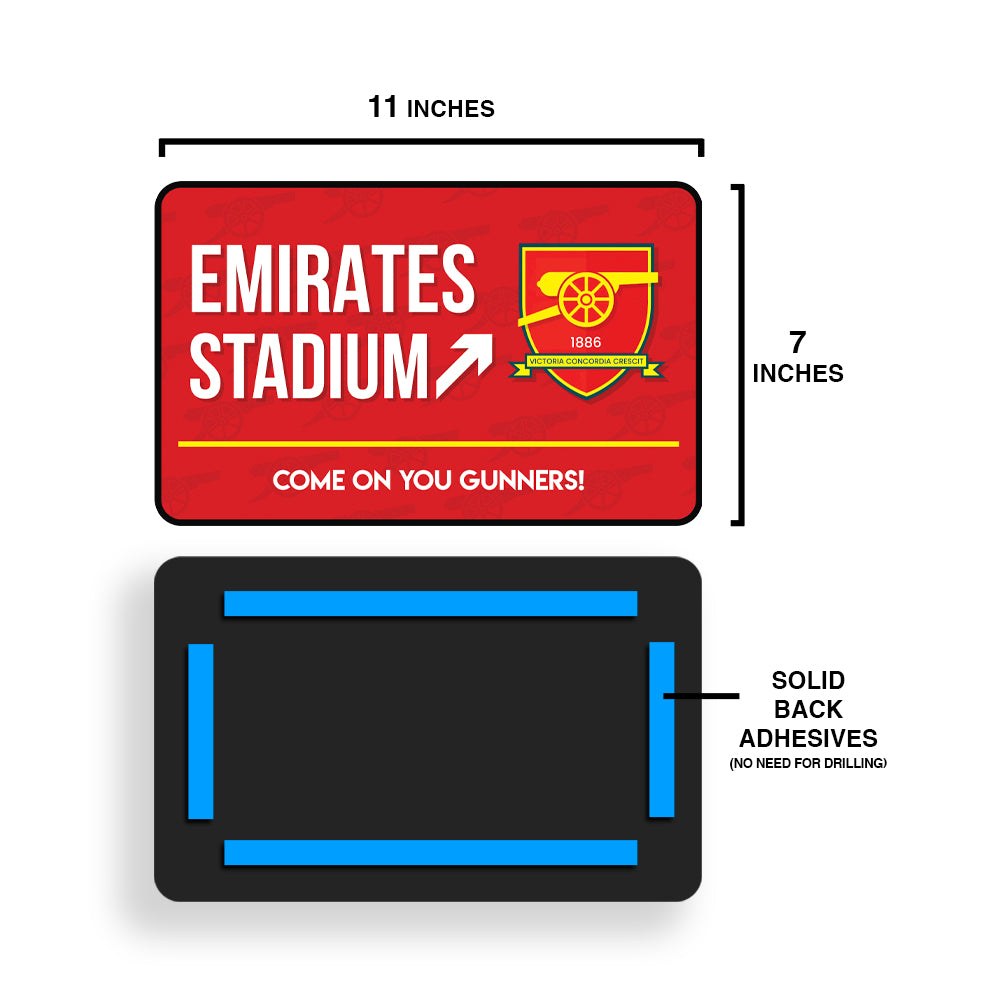 Emirates Stadium Door Sign