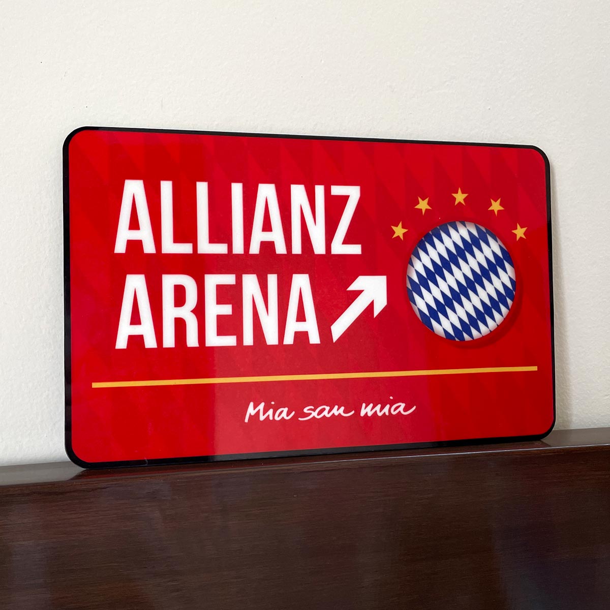 Allianz Arena Door Sign