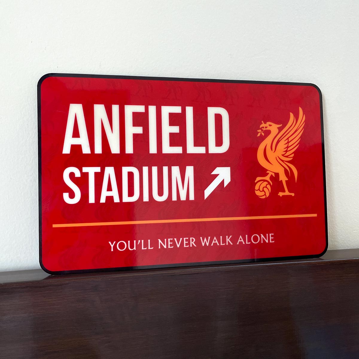 Anfield Stadium Door Sign