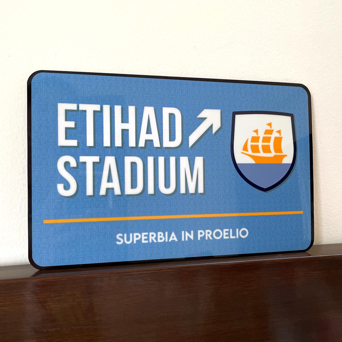 Etihad Stadium Door Sign
