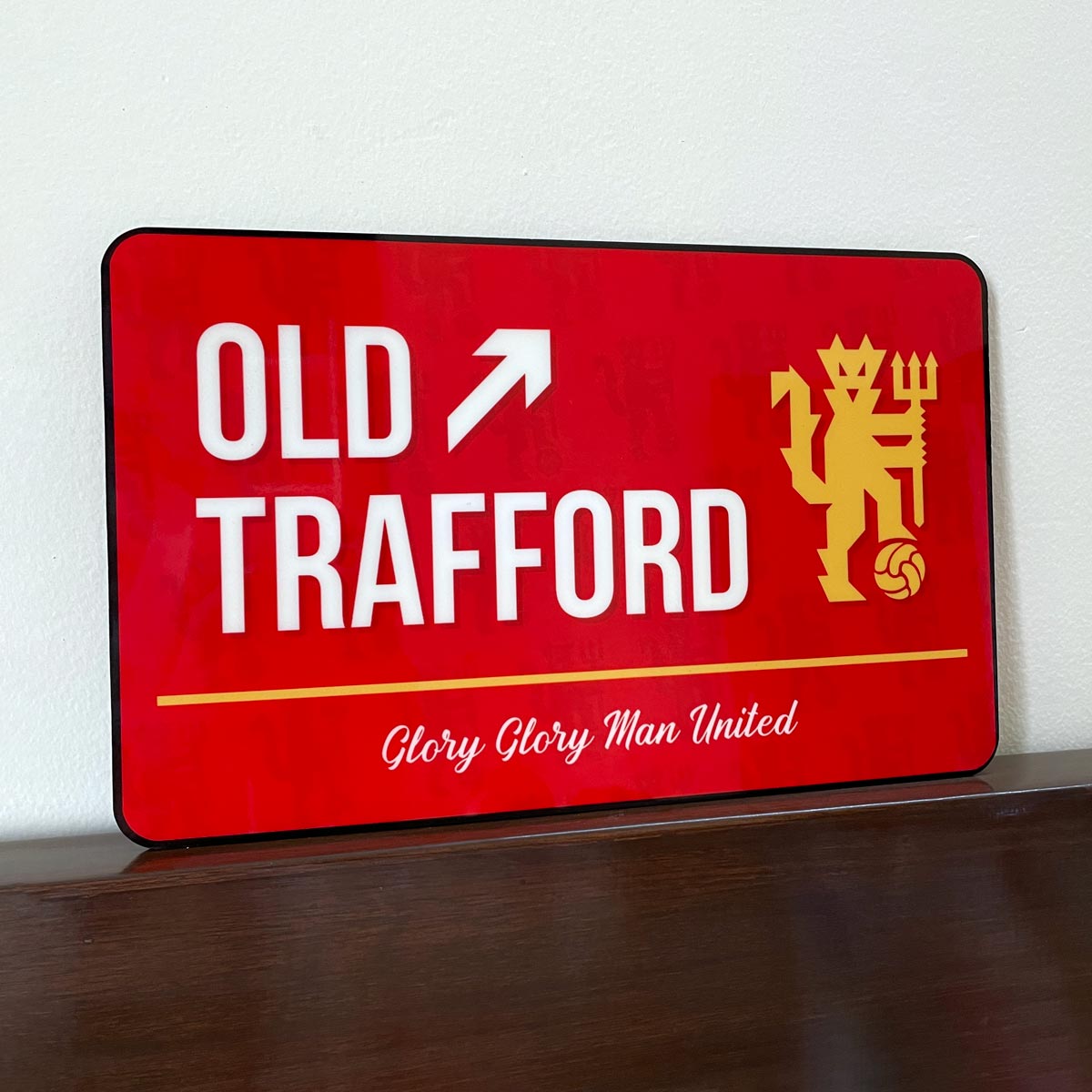 Old Trafford Door Sign